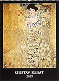 Image de Gustav Klimt 2019 - Bildkalender (42 x 56) - Kunstkalender - Metallicfolienveredelung