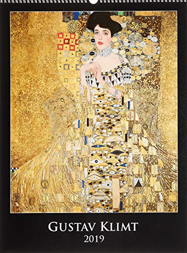 Gustav Klimt 2019 - Bildkalender (42 x 56) - Kunstkalender - Metallicfolienveredelung