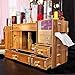 Produktbild Kosmetische Aufbewahrungsbox Schublade Makeup Veranstalter Kommode Schlafzimmer Oder Bad Make Up Halter,Woodcolor