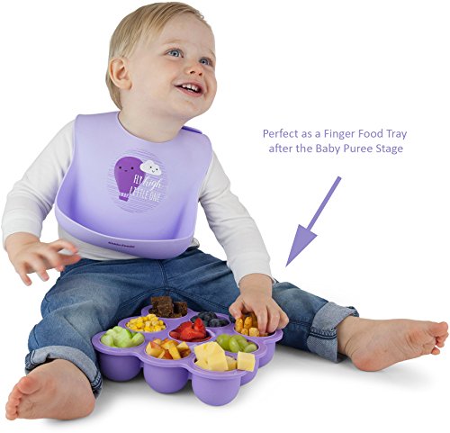 KIDDO FEEDO | Die original Gefrierform mit Silikondeckel zur Aufbewahrung von Babynahrung, versch. Farben zur Auswahl. - 6