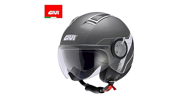 GIVI HPS 11.1 Air casco Demi Jet di h111bb50860 : Amazon.it: Auto e Moto