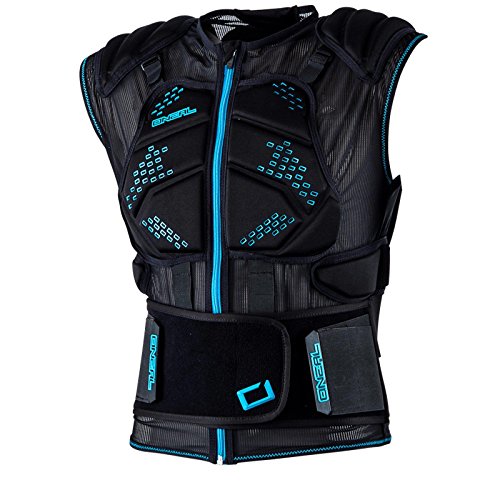 O’Neal Anger MX Panzer Protektor Weste Blau Brustpanzer Moto Cross Enduro Motorrad, 0275-3 - 2