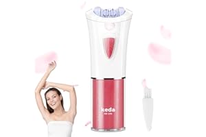QEWEUUIE Gesichtsepilierer Damen,Epilierer Damen für frauen Mit LED-Licht, Schmerzlos Mini epilierer damen gesicht,Geeignet für Gesicht, Achseln, Beine, Bikinizone