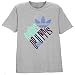 Produktbild adidas Herren Tilted T-Shirt Medium Grey Blue Purple