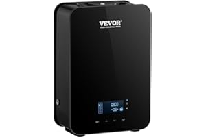 VEVOR Diffusore di Profumo HVAC, Macchina profumata Intelligente per la casa, 180ML Diffusore di Oli Essenziali Senza Acqua, Copertura 2000 Piedi Quadrati Soggiorno, Ufficio, Spa, Hotel