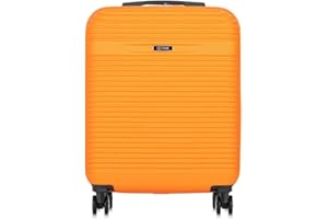 OCHNIK Handgepäck Koffer | Kabinenkoffer | Hartschalenkoffer | Kabinentrolley Hartschale | Reisekoffer | Material: ABS | Farbe: Orange | Maße: 55x40x20cm 33 Liter | 4 Rollen | Hohe Qualität