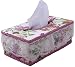 NOVICZ Tissue Box Napkin Holder / Floral Pattern Tissue Paper Box ( Pink/ Green) RS.289.00
