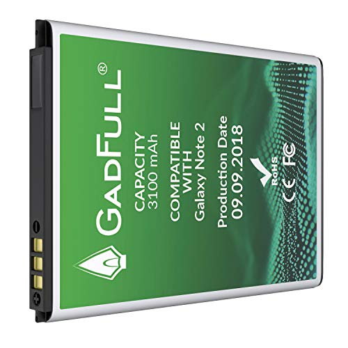 GadFull Batterie pour Samsung Galaxy Note 2 Date de Production est 2018 correspond d origine EB595675LU du mod le GT-N7100 GT-N7105 Parfait comme batterie de remplacement reviews GadFull Batterie pour Samsung Galaxy Note 2 Date de Production est 2018 correspond d origine EB595675LU du mod le GT-N7100 GT-N7105 Parfait comme batterie de remplacement