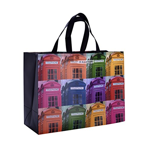 Einkaufstasche I Telephone London I Designer Tasche von ASSAF I Faltbar