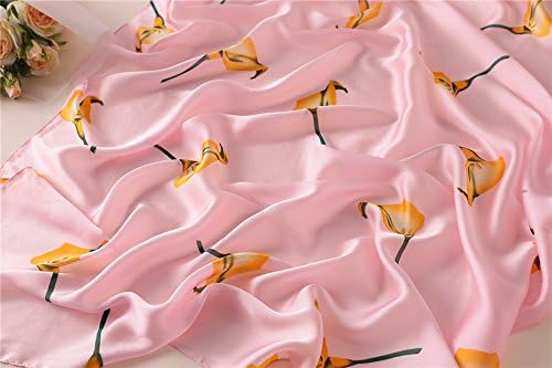 TIANLU Silk Scarf Stamp Silk Scarf Arts Fresh Decor Shade-Tourism, Watermelon Toner,90*180Cm