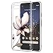 Produktbild Yoedge Google Pixel 3A XL Hülle, TPU Silikon Transparent Schutzhülle Handyhülle mit Muster Motiv Case Ultradünn Stoßfest 360 Grad Bumper Weiche Cover für Google Pixel 3A XL 6 Zoll, Lotus