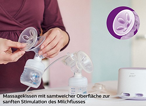 Philips Avent SCF334/02 Elektrische Komfort-Doppelmilchpumpe (inkl. Naturnah-Flasche) - 4