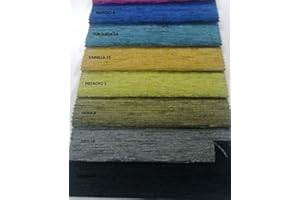 TEJIDOS FERRERO CHENILLA LISA DOBLE CARA. 1 METRO DE LARGO * 2'8 METROS DE ANCHO (GRIS 10)