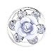 Imixlot Bridal Wedding Clear Crystal Swirl Hair Twists Coils Spirals Hair Pin Clip Accessories (pcak of 12) (#6)