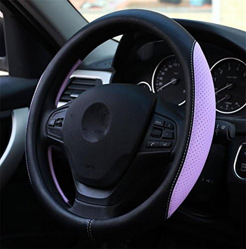 YAYUE Car Steering Wheel Cover, Ladies Cute Fashion Non-Slip Steering Wheel Cover , purple
