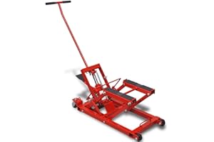 vidaXL Cric hydraulique pour Moto VTT Tracteurs Petits véhicules 680kg Rouge