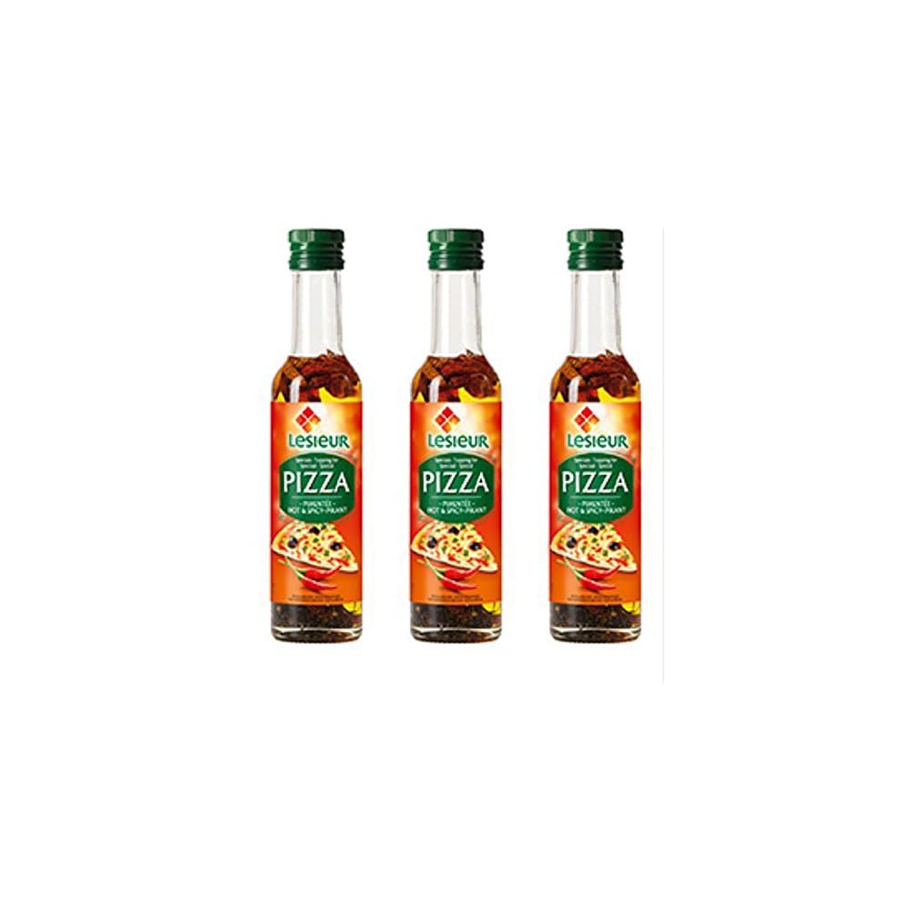 3 X Lesieur Pizza L Hot Spicy Huile Spciale Pizza Pimente 500 Ml Frankreich