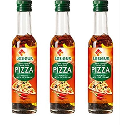 3 x Lesieur Pizza-Öl Hot & Spicy - Huile Spéciale Pizza Pimentée 3 x 500 ml Frankreich