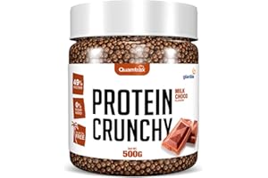 Quamtrax | Protein Crunchy (500g) | Gâteaux protéinés | Billes de céréales protéinées - Chocolat