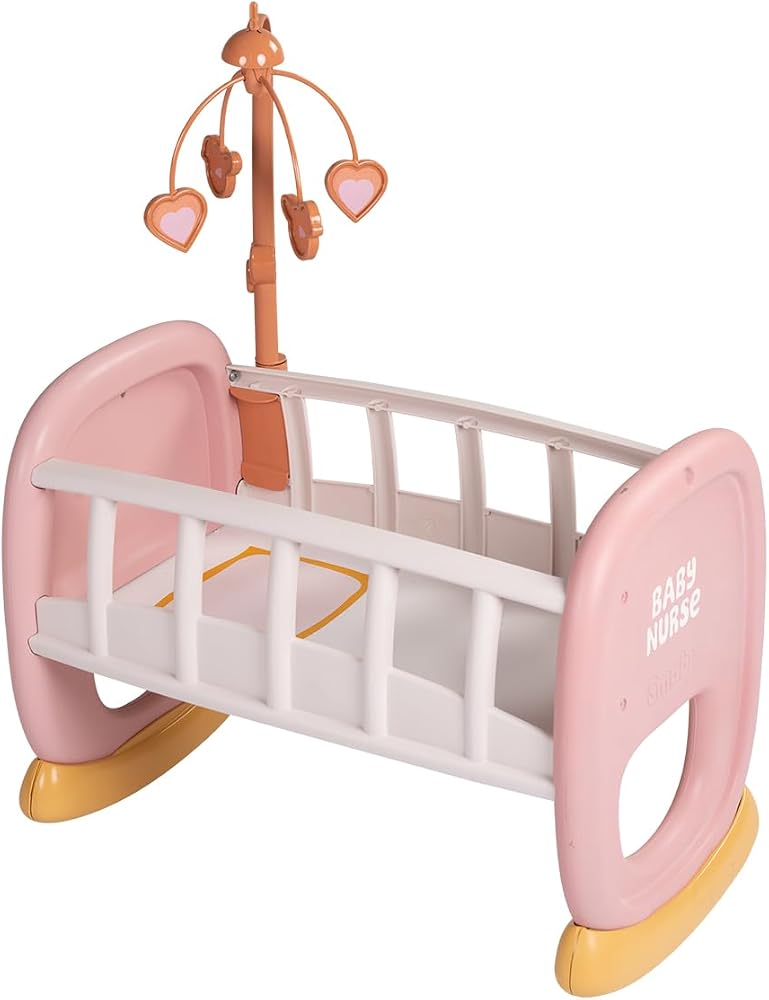 Smoby Baby Nurse Sallanan Dönenceli Bebek Beşiği