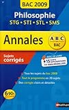 Image de ANNAL 09 ABC SUJ COR PHILO STG
