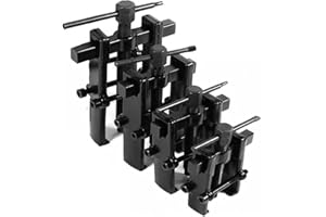 ‎VRIETINA 4X Zwei Backen Abzieher 2''/3''/4''/6'', 2 Arme Lagerabzieher Kohlenstoffstahl Radlagerabzieher Zahnradabzieher, Einstellbare Kugellager Abzieher, Innen/Außen Abzieher Werkzeug f. Radabbau (35-90 cm)