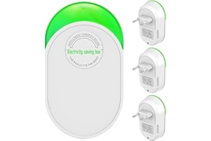Lotvic Dispositivo di Risparmio Energetico, 4 Pack Dispositivi Smart Energy Saver, Pro Power Saver, Risparmio Energetico E Alta Efficienza, Risparmio Energetico, Riduttore di Elettricità Domestica
