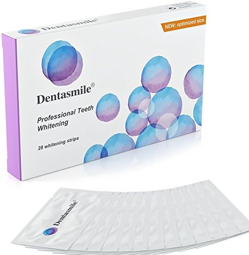 Dentasmile – Whitening Strips | 28 bleaching strips for tooth whitening | Money-back guarantee | Beautiful white teeth, reduced stains and discoloration | 14-day treatment