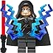Produktbild Custom Minifigur aus LEGO Star Wars Bauteilen: Imperator Palpatine / Darth Sidious mit 2 Machtblitzen und Laserschwert