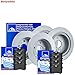 Produktbild ATE BREMSSCHEIBEN+BREMSBELÄGE SET VORNE+HINTEN Bremsklötze Bremsbelagsatz Brake Disks Brake Pads