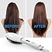 BESTOPE Hair Straightener Brush Electric Heating Hair Straighteners Ceramic Detangling Comb Digital Anion Hair Care, Anti-Scald Effective Silky (6 Temp Levels, Max 210°C)