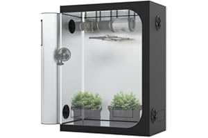 THE HOOKAH TH Deluxe D600 Grow Zelt Growzelt Box 150x80x200 cm mit Sichtfenster