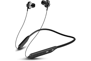 [Opakowanie 2] MAS CARNEY BI2 Słuchawki Douszne Bluetooth, Podwójny Sterownik, Bezprzewodowe Słuchawki z Pałąkiem na Kark z Mikrofonem do Biegania, Treningu i Fitnessu. (2)