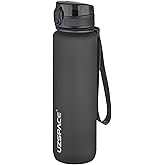 Uzspace B&uuml;y&uuml;k Boy 28 cm 1000 ml 1 litre Tritan Su Matarası 14 Renk FiftyFifty Softtouch