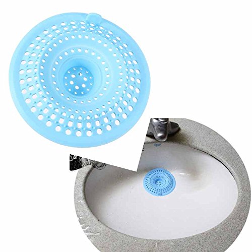 Abflusssieb Silikon Haar Catcher Stopper Filter Sieb Siphon für Küche und Bad,zufällige Farbe - 3