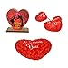 Toyzstation I Love You Heart Red Soft Pillow (21*16*10 Cm) With Heart Shaped Pen Stand RS.399.00