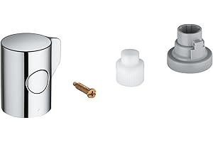 GROHE Grohtherm 800 - Absperrgriff (Original Ersatzteil, Langlebig, Robust, Herstellergarantie: 5 Jahre), Chrom, 47980000