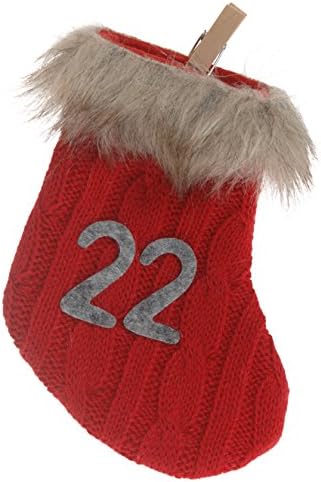 Stylehome 409820 Advent Calendar Chain 200 x 15 CM 2 Assorted and Glove Sock Set in Box Packaging