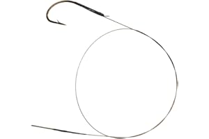 MIKADO CARP 2 x Stahlvorfach 30 cm mit Haken # 2/0 und Schlaufe Zandervorfach Hechtvorfach