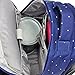 Baby Diaper Nappy Changing Bag Multifunctional Mummy Large Capacity Backpack Nursery Changing Bag Handbag Tote Travel Shoulder Backpack (Blue Polka Dot)