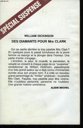 couverture de : Des diamants pour Mrs Clark