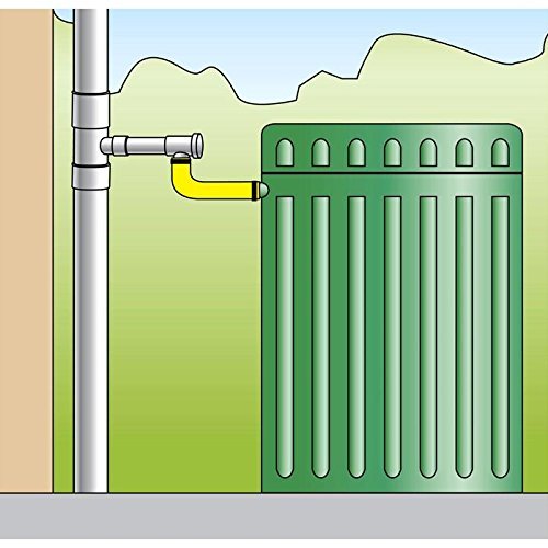 Ribiland 03669 Regenwassersammler, Grau, 80 mm - 3