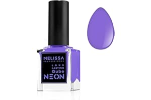 MELISSA PROFESSIONAL Melissa Smalto Unghie Lunga Durata Long Lasting Qube 10 Ml special Edition Effetto Neon Disco Lights, (Viola)