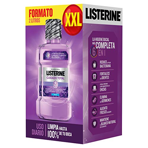 2 litros de enjuague bucal Listerine Cuidado Total por 8,99€ (en compra recurrente)