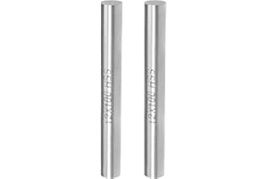 CoCud Varilla Redonda Acero Diámetro 12 mm Longitud 100 mm Barra Acero Rápido Stock para Hacer Manualidades Herramienta Bricolaje para Taladros Tornos Máquinas Taladrado 2 Uds