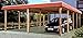 Produktbild Doppel-Carport Walmdach SAUERLAND III 600x800cm Carport Walmdachcarport