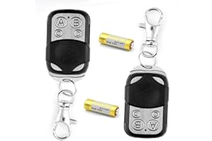 Enterelettronics TELECOMANDO (2pz.) PER CANCELLO a 433,92MHZ+2 BATTERIE OMAGGIO -non duplica i telecomandi ROLLING CODE (codice variabile)-ASSISTENZA TELEFONICA