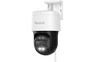 Reolink 4K PTZ Telecamera PoE Esterno a Doppio Obiettivo, 6X Zoom Ibrido, Panoramica a 355° e Inclinazione a 90°, Rilevamento Uomo/Veicolo/Animale, Audio 2 Vie, Visione Notturna a Colori, TrackMix PoE