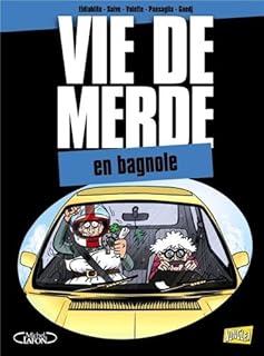 jaquette livre Vie de merde, Tome 8 : En bagnole