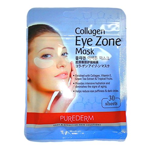 Purederm Collagen Eye Zone Mask Wrinkle Dark Circles Whitening
